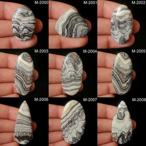Natural Zebra Calcite Gemstone, Wholesale Zebra Crystal Cabochon, Loose, Flat Back, For DIY Art Craft Jewelry