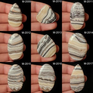 Natural Zebra Calcite Gemstone, Wholesale Zebra Crystal Cabochon, Loose, Flat Back, For DIY Art Craft Jewelry