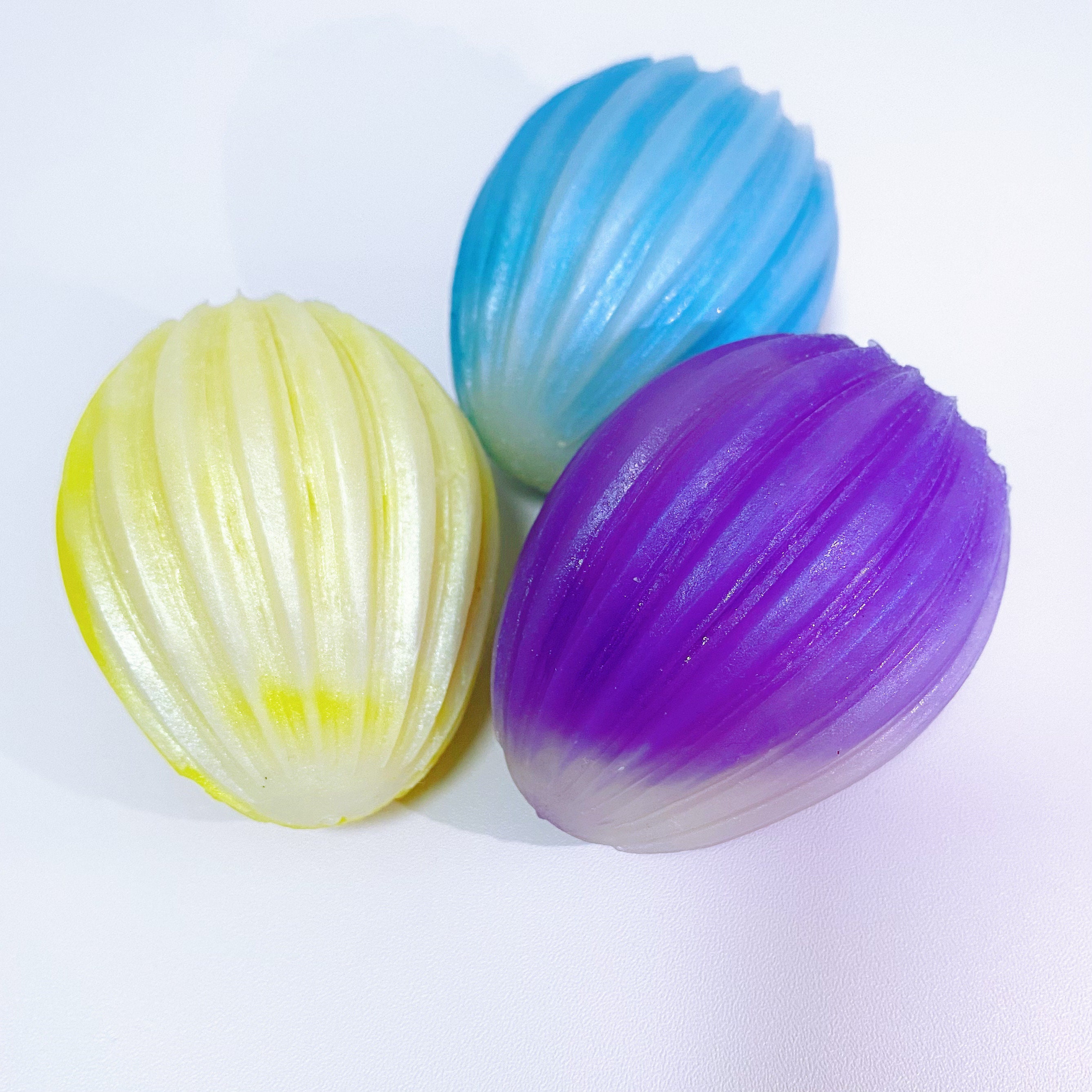 Kegel Eggs, Set of 3, Vaginal Eggs, Ovipositor Toy, Platinum Silicone