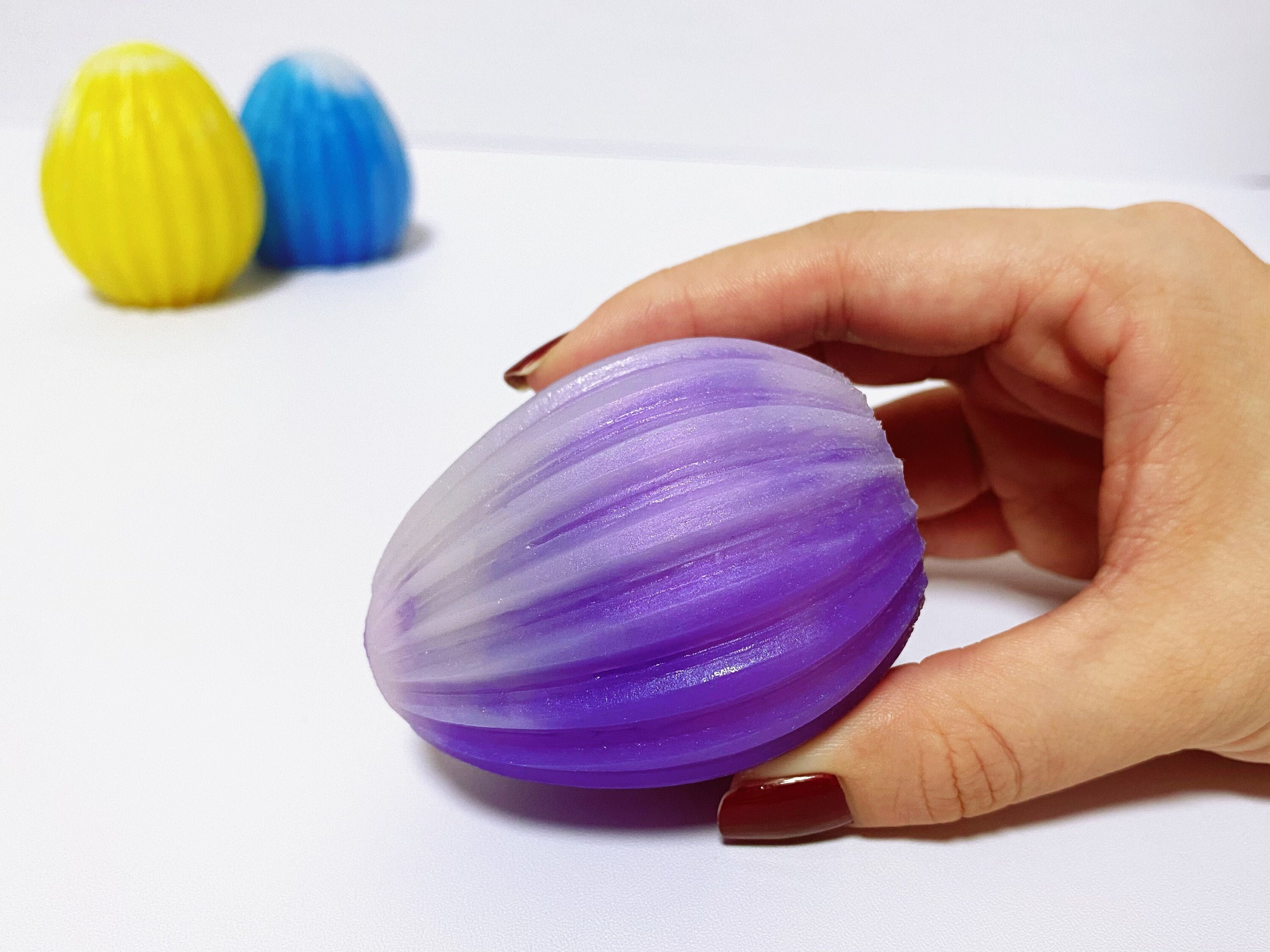 Kegel Eggs, Set of 3, Vaginal Eggs, Ovipositor Toy, Platinum Silicone