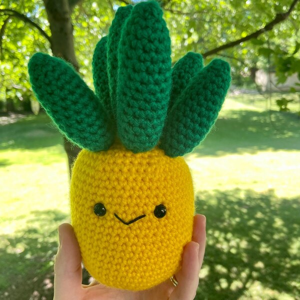 Crochet Pineapple Amigurumi Plush