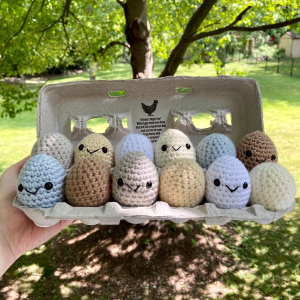 Crochet Egg Amigurumi Plush
