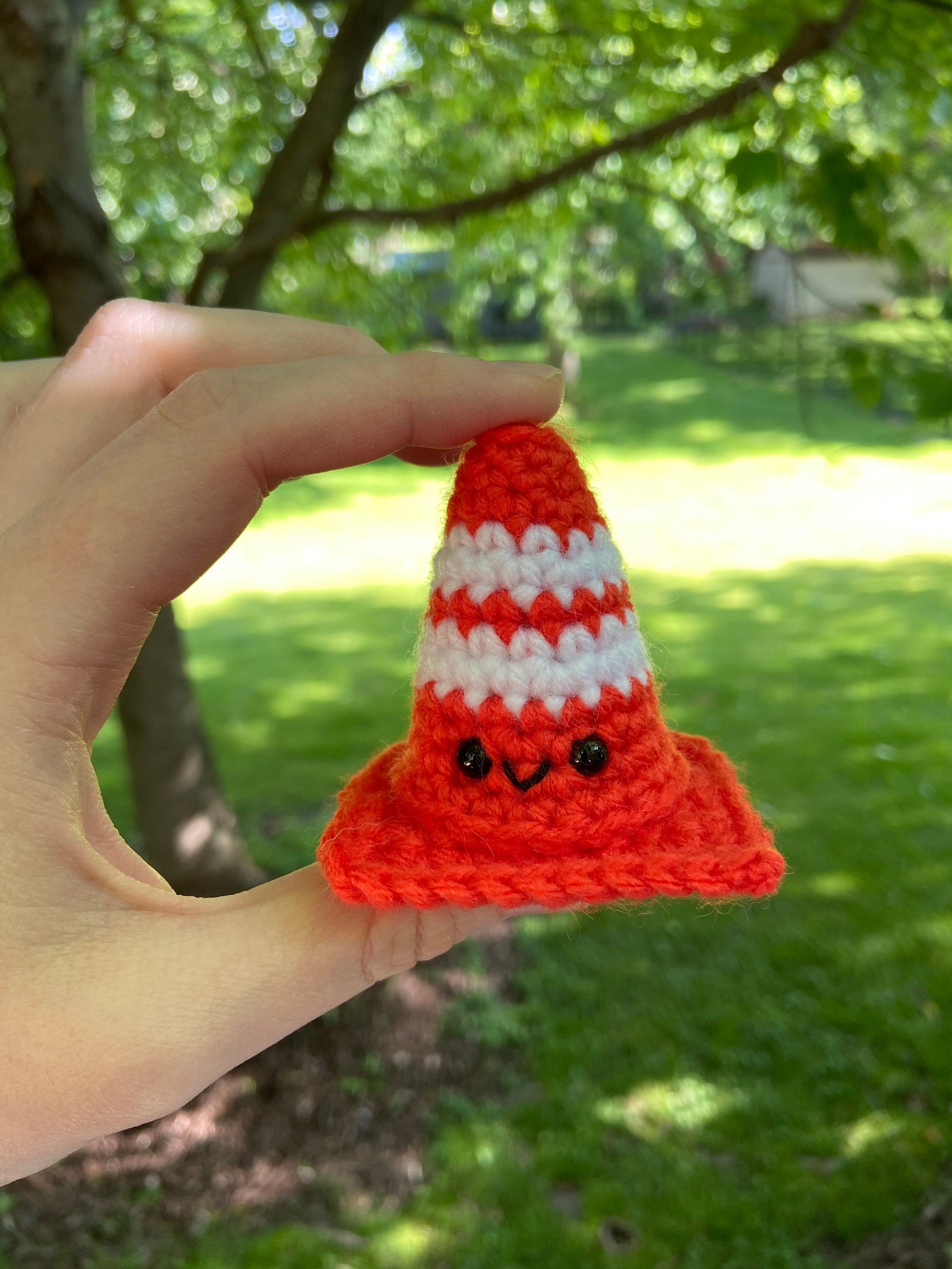 40 Amigurumi Crochet Patterns Worth Considering for Your Next Handmade Project 38 Traffic Cone Amigurumi Keychain