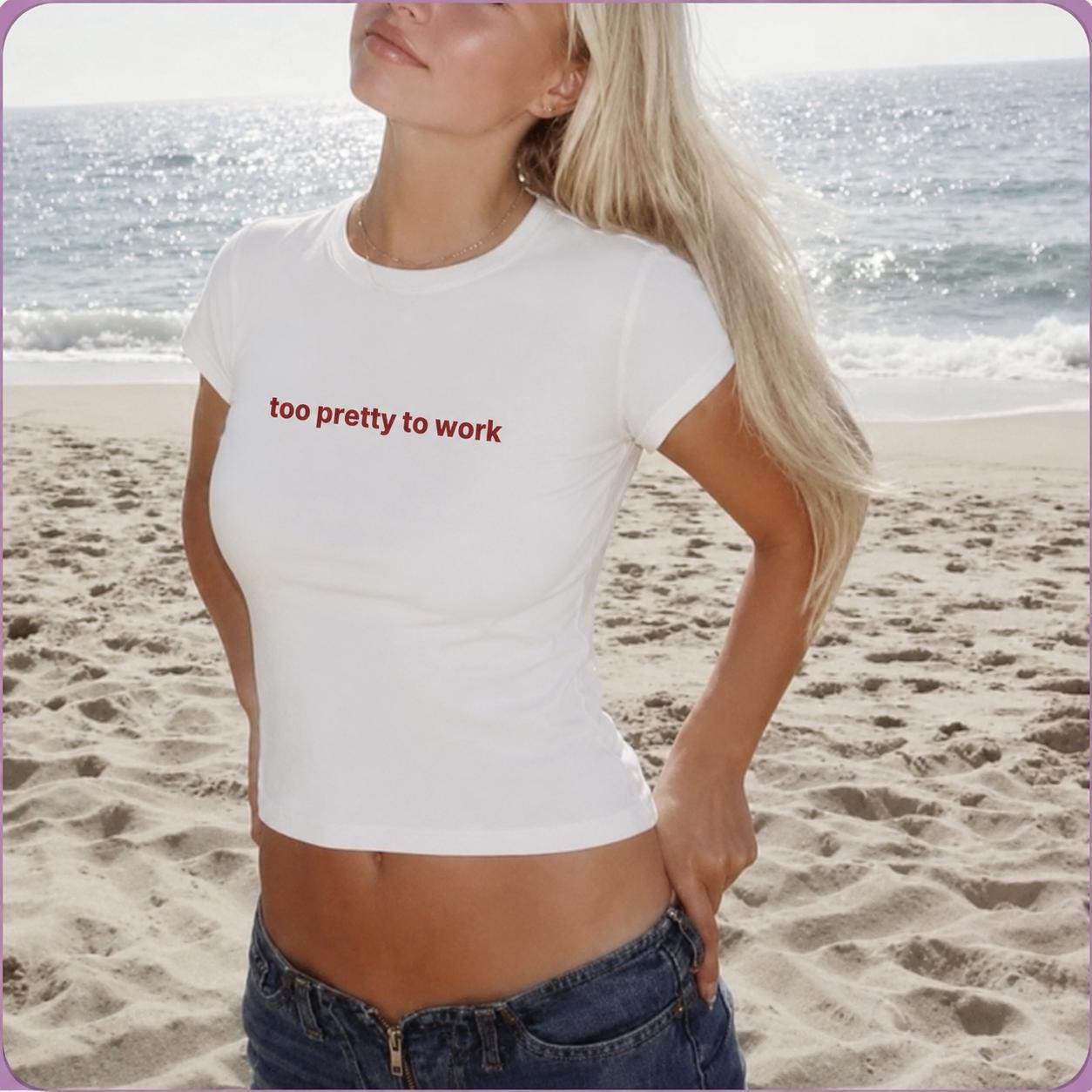Too Pretty to Work Shirt - Etsy
