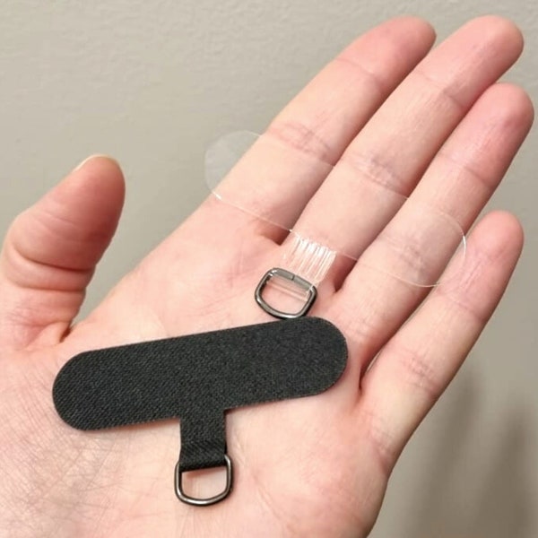 Universal phone slim patch to tether any phone, without strap