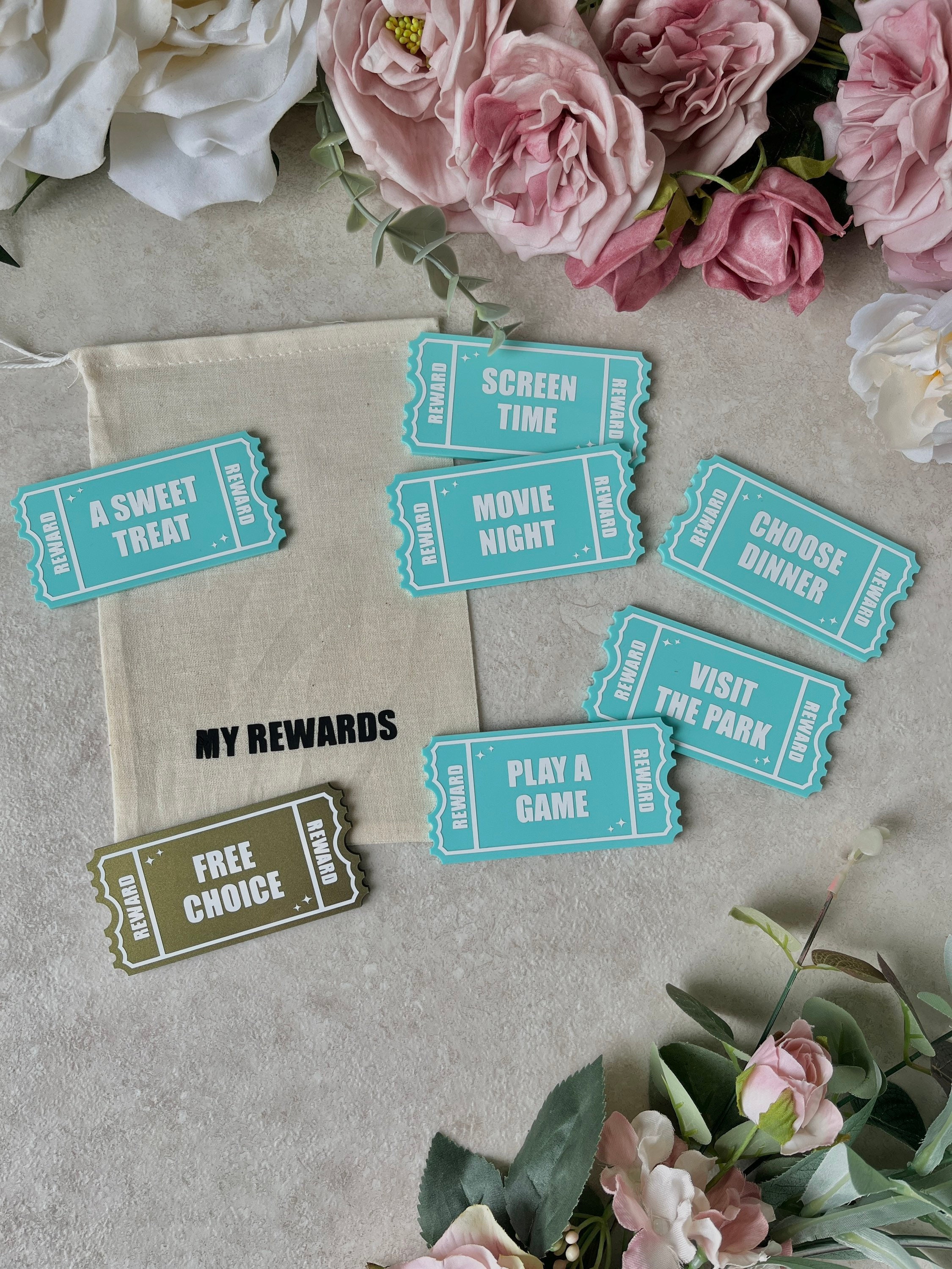 Reward Tokens for Kids, Reward System for Good Behaviour and Tasks Like ...