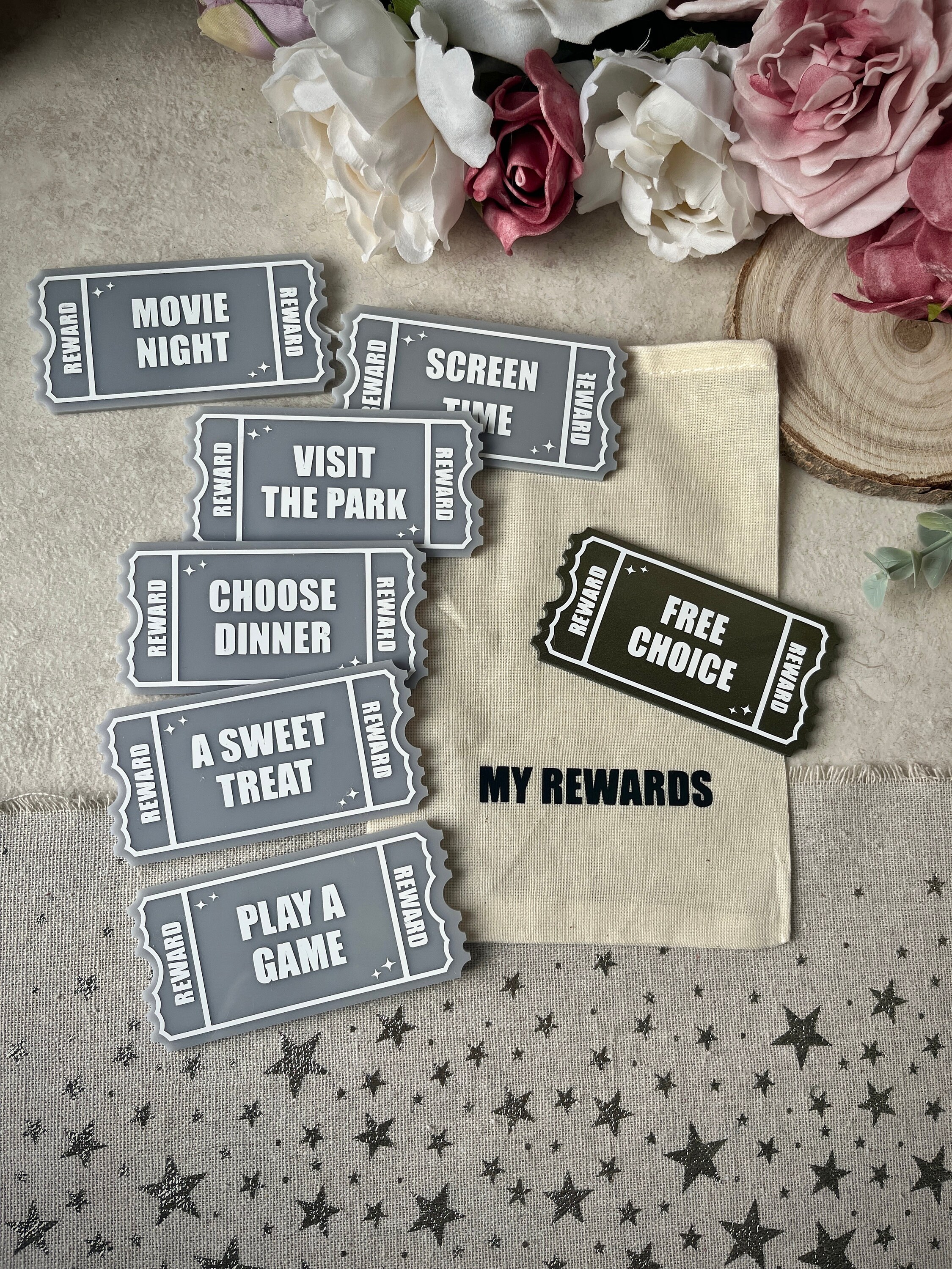 Reward Tokens for Kids, Reward System for Good Behaviour and Tasks Like ...