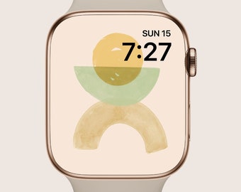 Boho Apple Watch Wallpaper - Aesthetic Apple Watch Faces - Smart Watch Wallpaper, Digital Download
