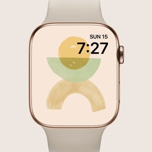 Boho Apple Watch Wallpaper - Aesthetic Apple Watch Faces - Smart Watch Wallpaper, Digital Download