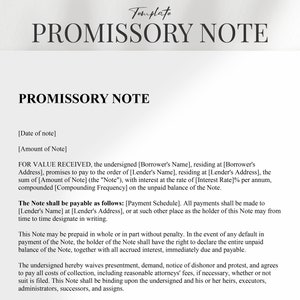 Bestelbriefje, promessesjabloon pdf en Microsoft Word