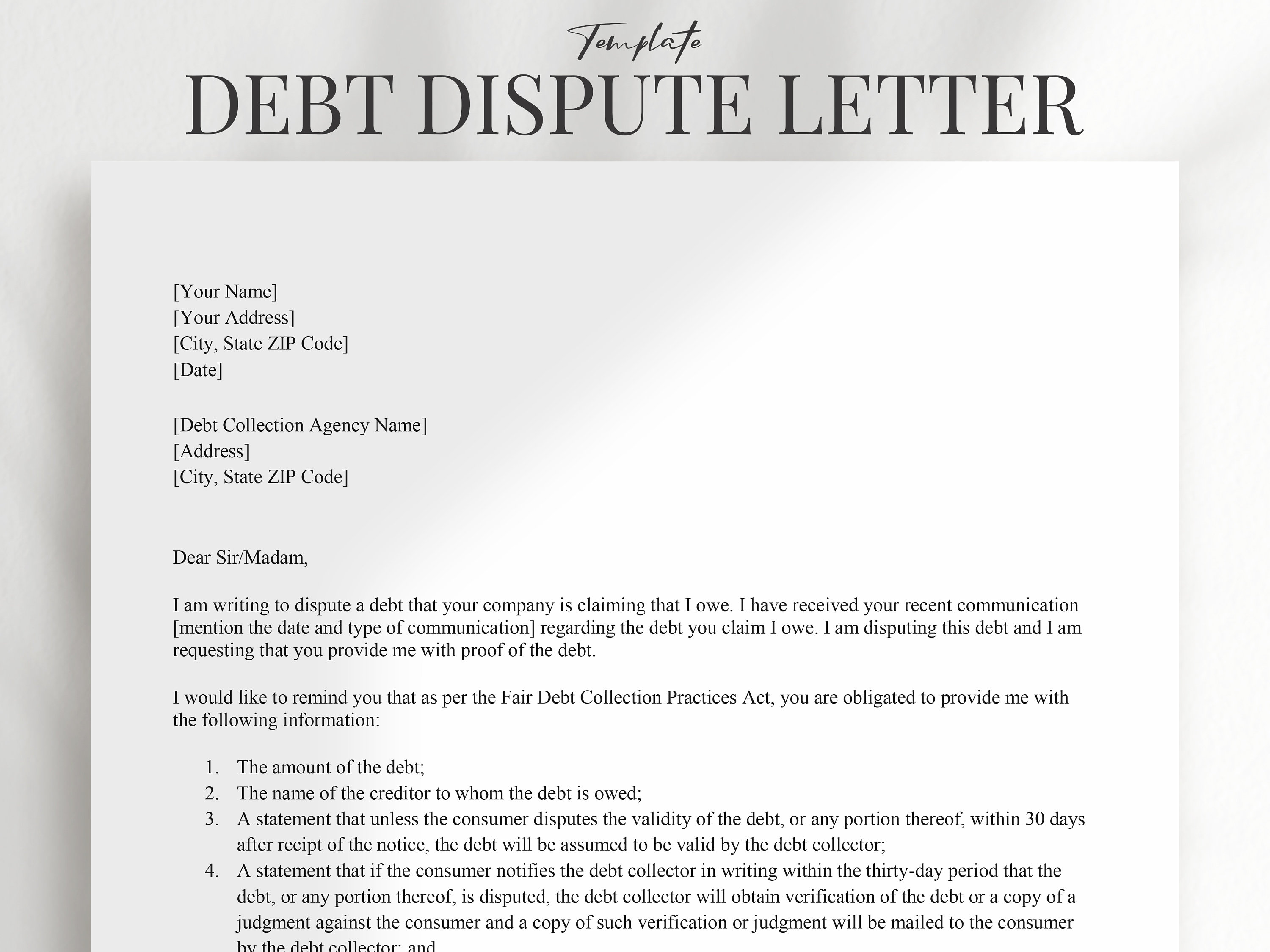 18 Letter To Dispute Debt LeoThurston 18-letter-to-dispute-debt-leothurston