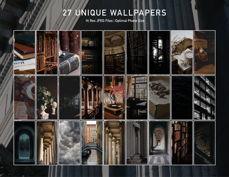 Dark Academia App Icons Ios Theme Pack for Ios 14 & Ios 15 Etsy