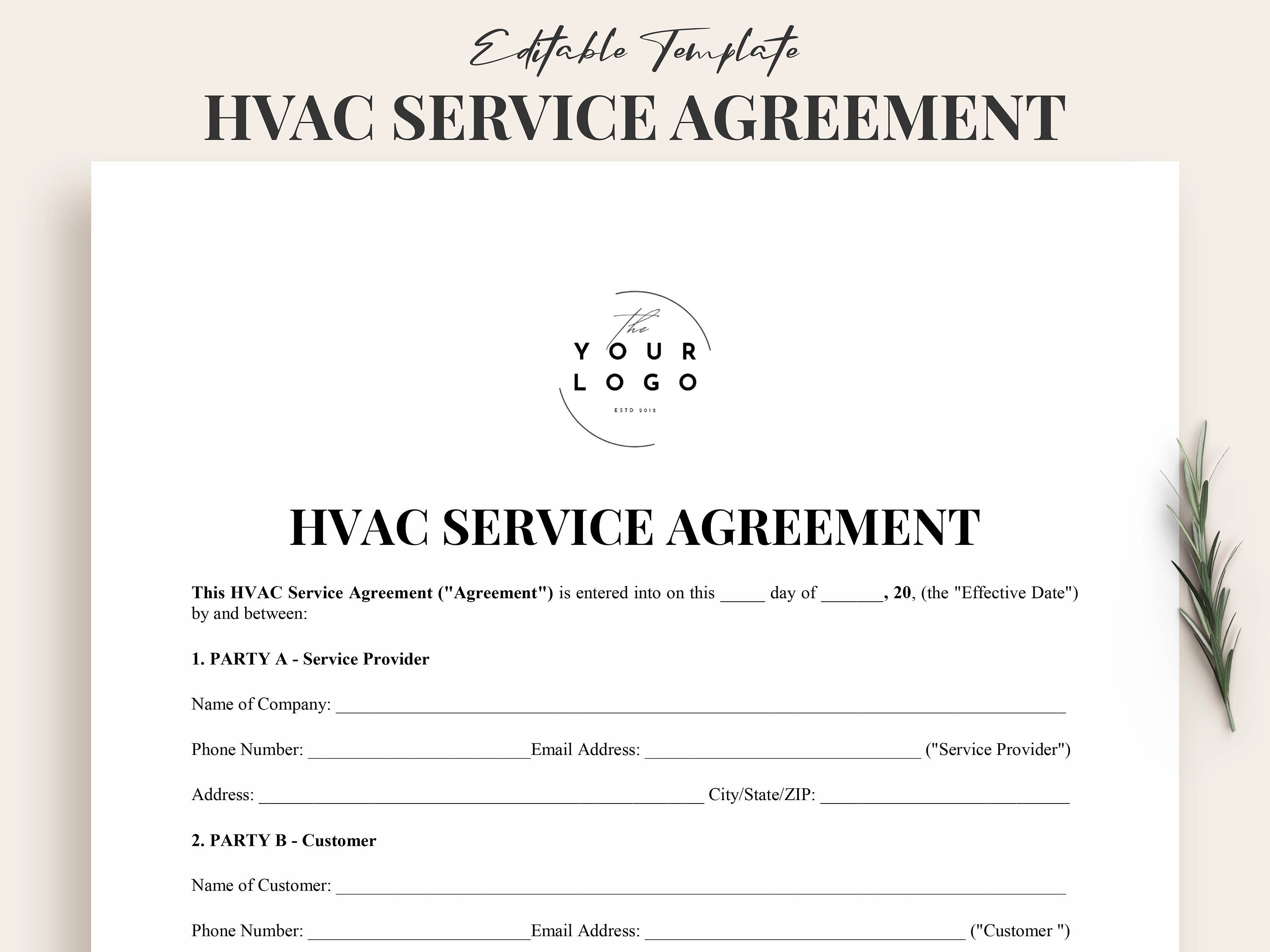 Job Contract Template thumbnail