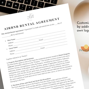 Professional Airbnb Rental Agreement Template | Airbnb Rental Agreement ...