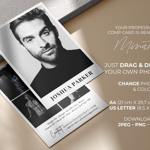 Model Comp Card Template, Elite Modeling Comp Card, Zed Card Template ...