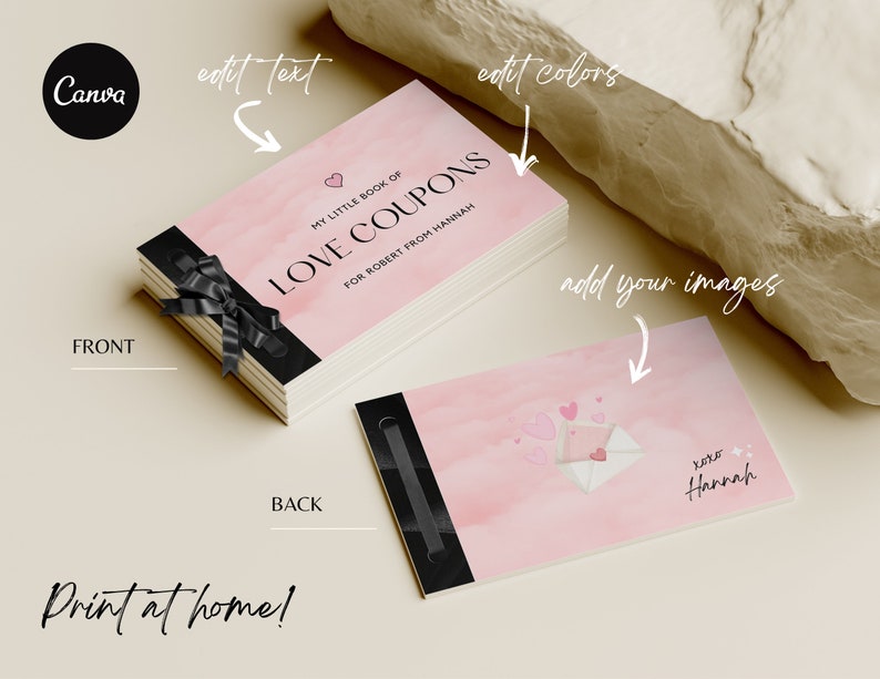 Couple Coupon Book Template Printable Love Coupons for Him Etsy Couple Coupon Book Template Printable Love Coupons for Him Etsy