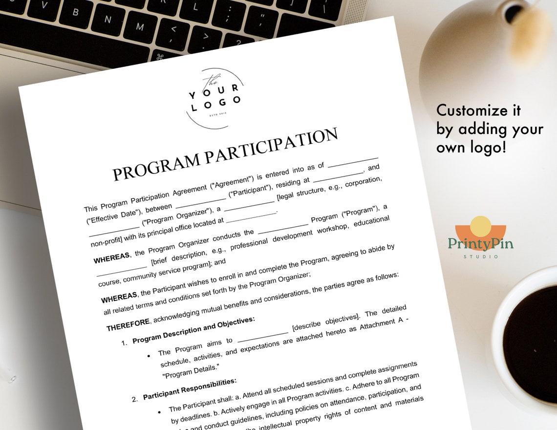 Image 4 for Program Participation Agreement Template