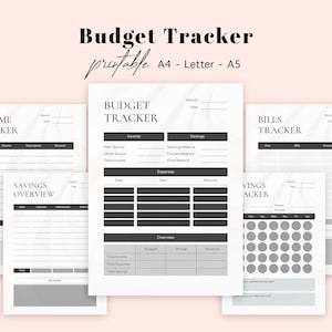 Yearly Budget Planner Printable, Daily Finance Tracker, Finance Planner, Printable Budget Template, Budget Planner, Monthly Budget PDF Pages