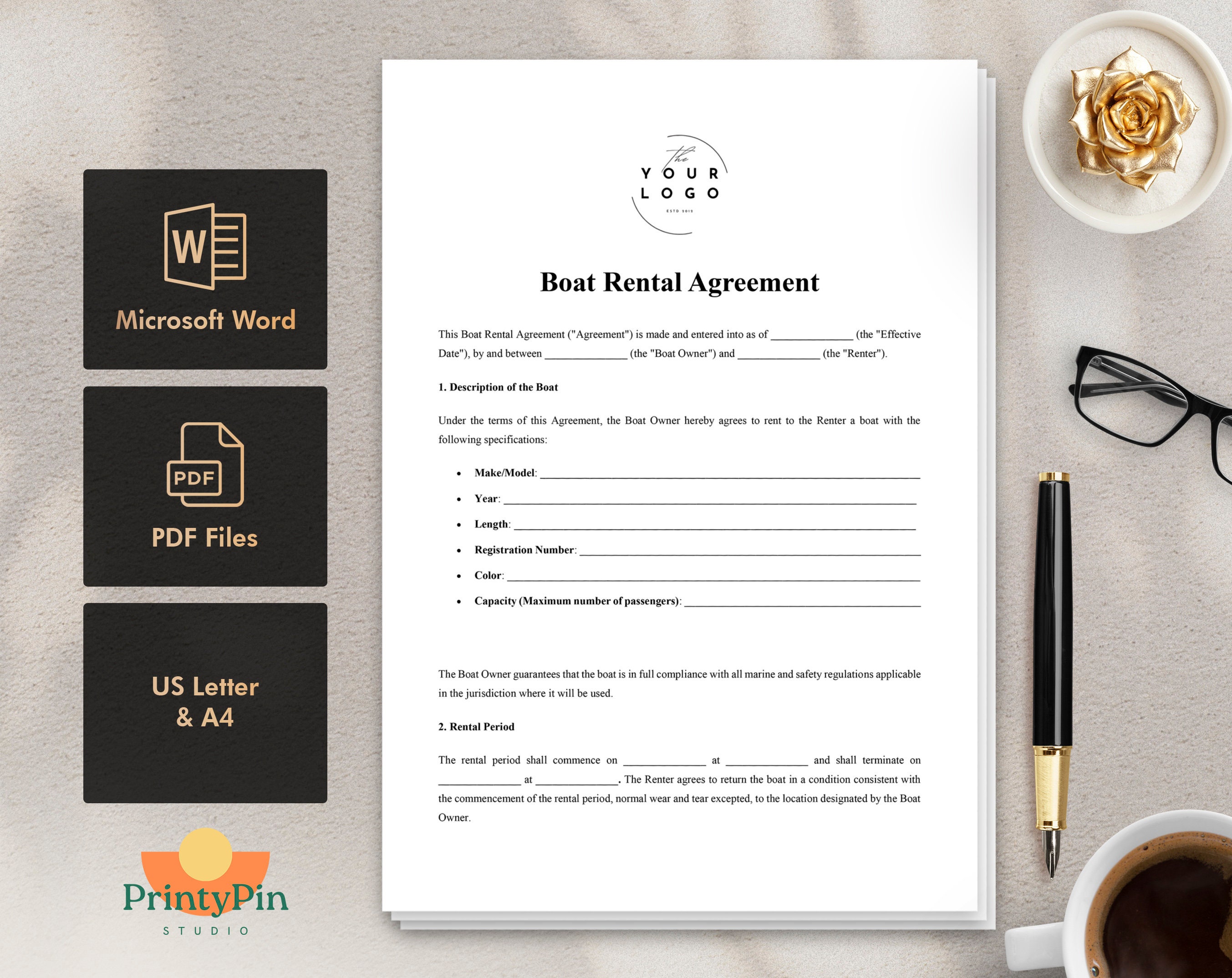 Image 7 for Yacht Charter Agreement Template