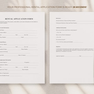 Pdf Rental Application Pic Rental Application Form, Rental Application Form Template, Printable ...