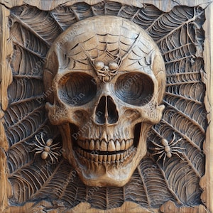 Laser Engrave File | 3D Illusion | PNG For Engraving | Glowforge | Design For Laser | PNG Burn | Digital File | Skeleton | Skull | Xtool