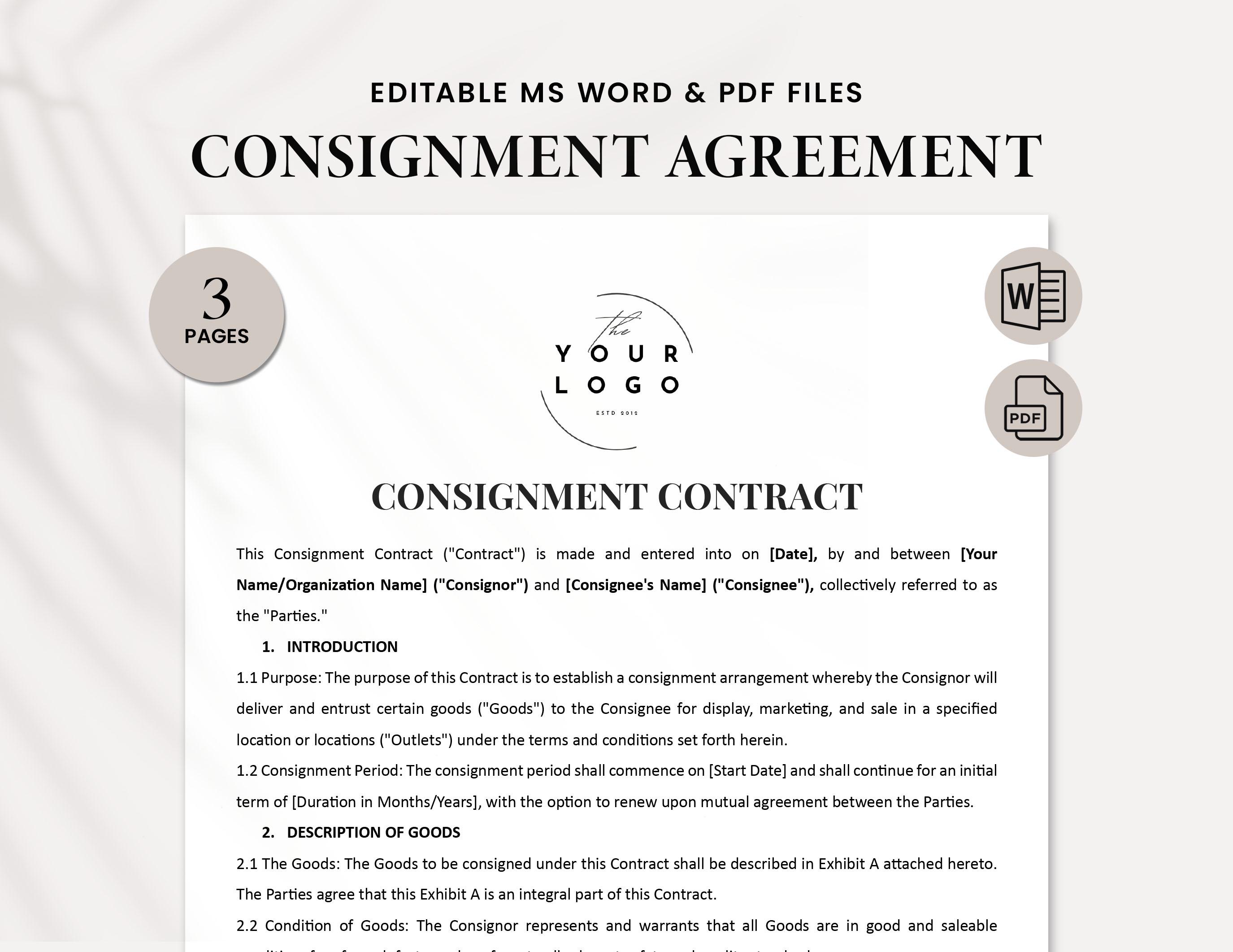 Contrato de consignación México