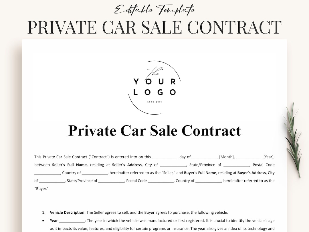 Private Car Sale Contract Template Pdf Printable Private Car Sale Private Car Sale Contract Template Pdf Printable Private Car Sale