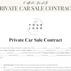 Private Car Sale Contract Template Pdf Printable Private Car Sale Private Car Sale Contract Template Pdf Printable Private Car Sale