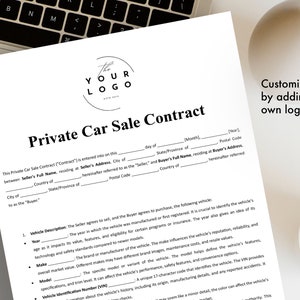 Private Car Sale Contract Template Pdf - Printable Private Car Sale ...
