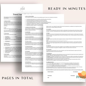 Travel Nurse Contract Template Printable Travel Nursing Agreement Travel Nurse Contract Template Printable Travel Nursing Agreement