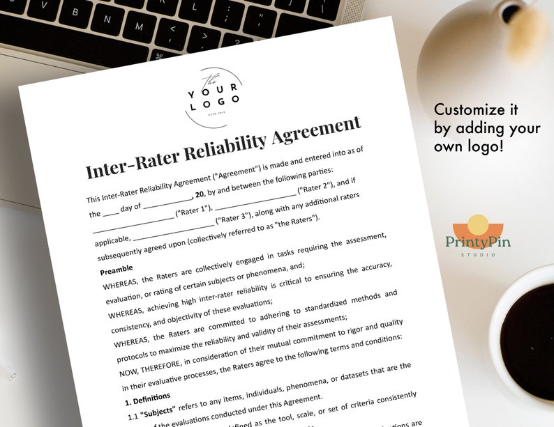Inter-rater Reliability Agreement Template - Customizable Evaluation ...