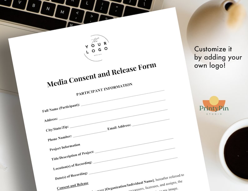 Media Consent Form Template - Detailed Release Agreement for ...