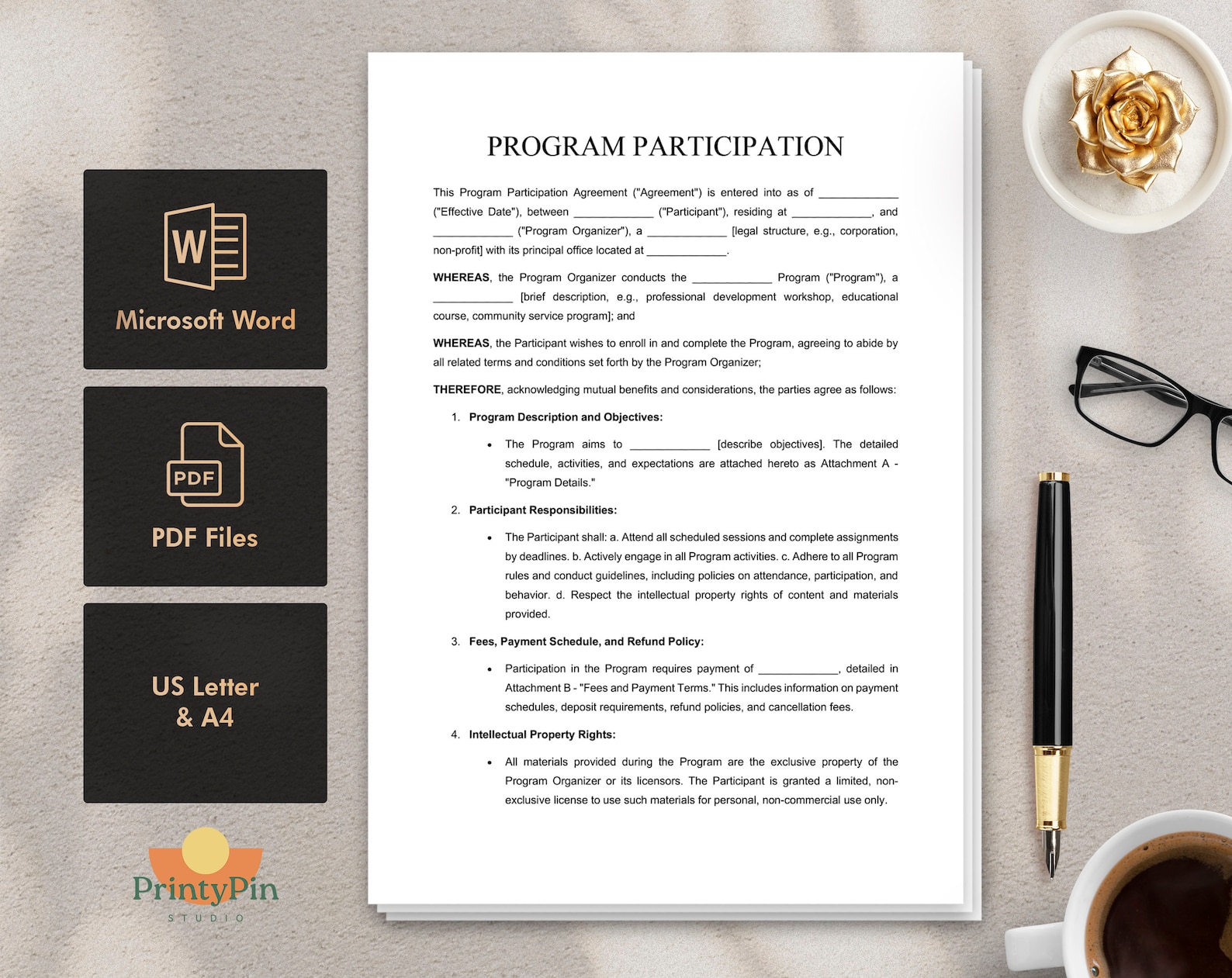 Image 6 for Program Participation Agreement Template