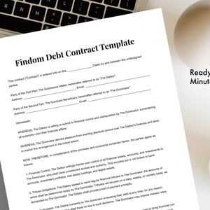 Findom Debt Contract Template Findom Debt Agreement 2 Pages Findom Debt Contract Template Findom Debt Agreement 2 Pages