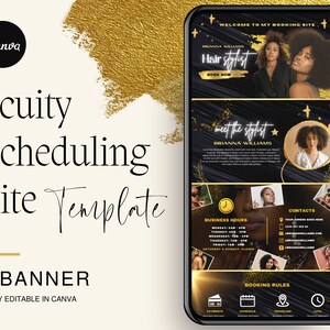Acuity Scheduling Template Hair Stylist, Editable Acuity Booking Site Template, Makeup Lash Nail DIY Acuity Website, ACUITY