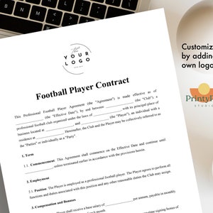 Football Player Contract Template Professional Sports Agreement Football Player Contract Template Professional Sports Agreement