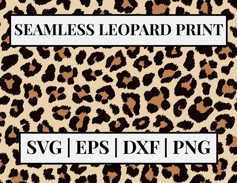 Leopard Print Pattern Svg, Leopard Pattern Svg Repeating Pattern ...