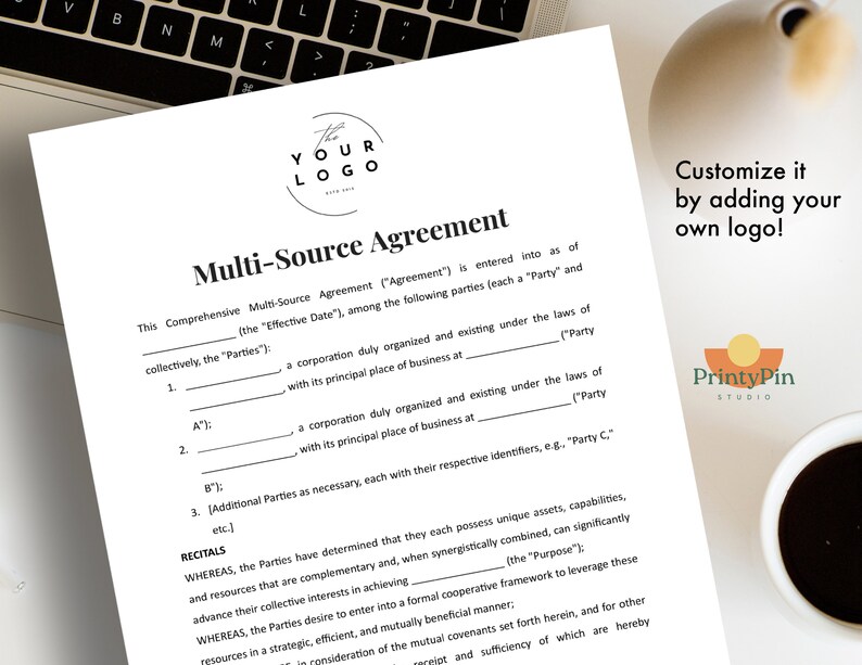 Multi-source Collaboration Agreement Template - Instant Download ...