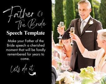 Modello di discorso del sincero padre della sposa
