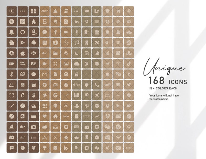 Ios Brown Icon Brown Ios 16 Icons, App Icons Aesthetic, iPhone App Icons, Ios 15 Light ...