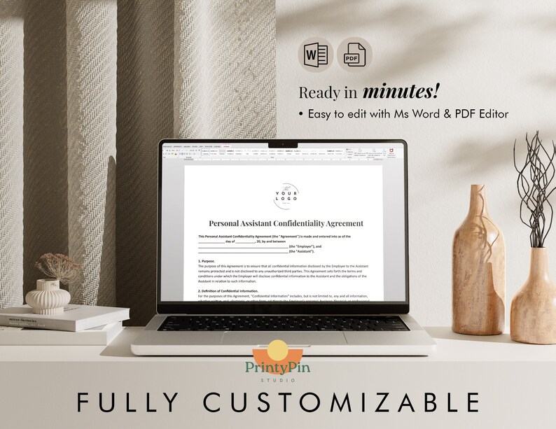 Personal Assistant Confidentiality Agreement | Assistant NDA Template ...
