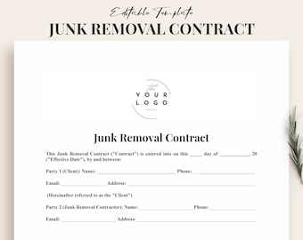 Contractsjabloon voor ongewenst verwijderen Word - Professionele serviceovereenkomst voor ongewenst verwijderen - bewerkbare en aanpasbare pdf - direct downloaden