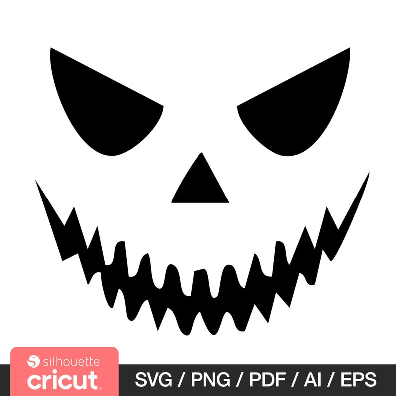 Pumpkin Face Svg, Jack O Lantern Faces Svg, Halloween Pumpkin Faces ...