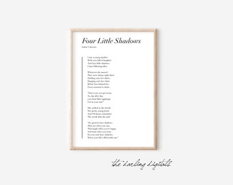 Four Little Shadows poem