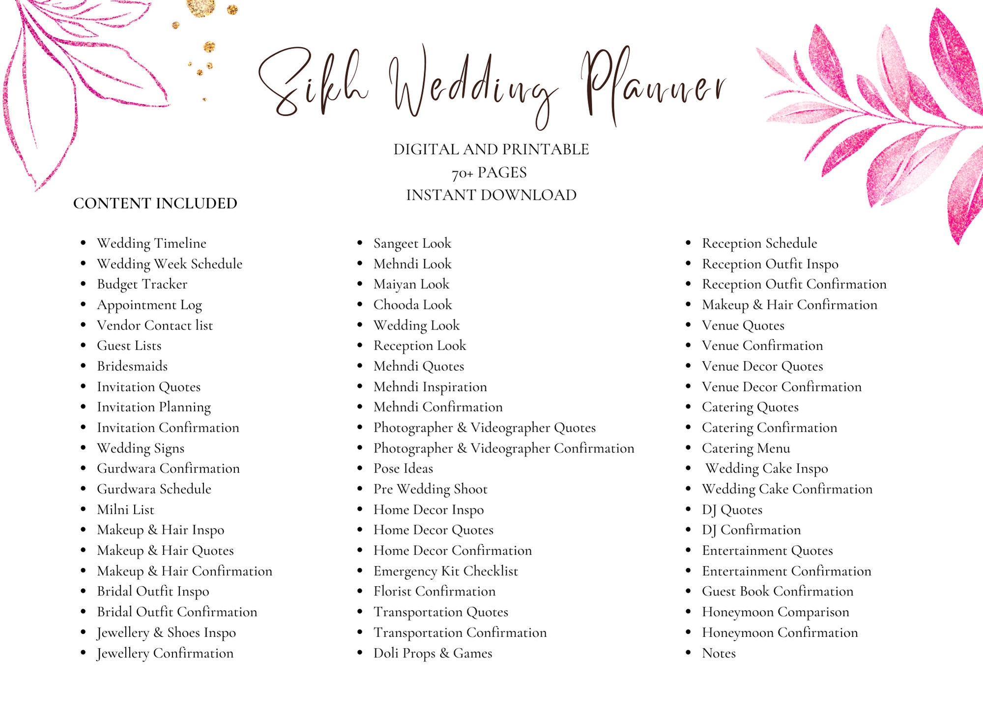 Sikh Wedding Checklist For Groom Sikh Wedding Checklist For Groom