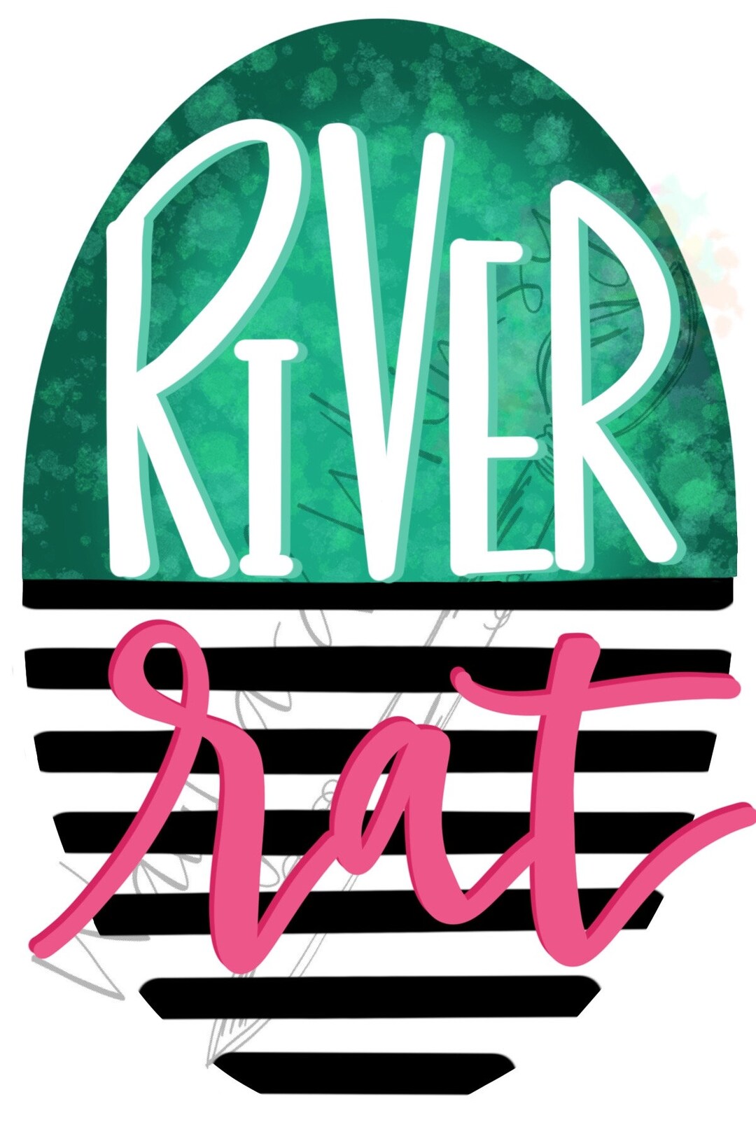 River Rat Png File Digital Download Sublimation File Digital Artwork - Etsy