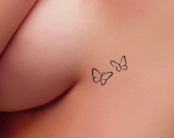 Butterflies Temporary Tattoo