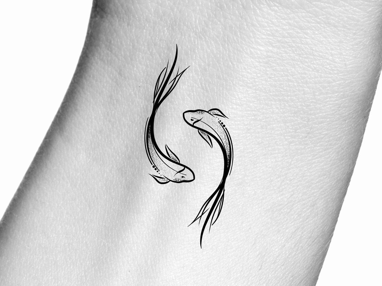 Koi Fish Temporary Tattoo - Etsy Singapore Koi Fish Temporary Tattoo - Etsy Singapore