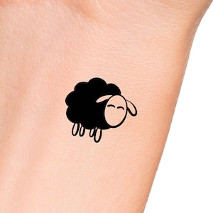 Black Sheep Temporary Tattoo