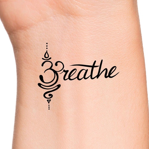 Breathe Sanskrit Temporary Tattoo - Etsy Norway Breathe Sanskrit Temporary Tattoo - Etsy Norway